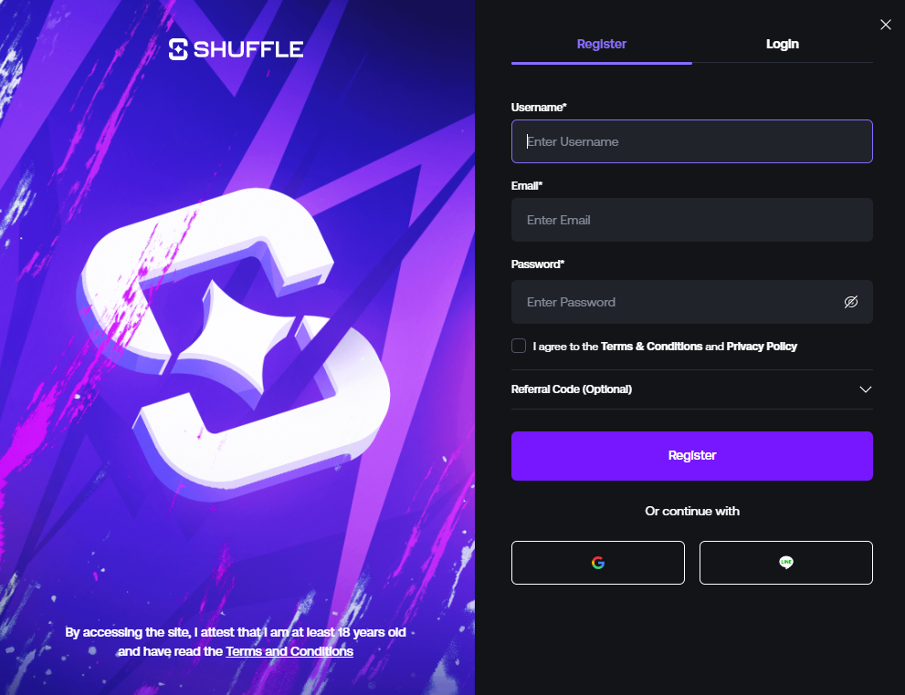 Shuffle Registration